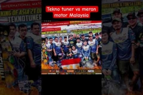 Tekno tuner vs meran motor Malaysia #teknotunerhs  #teknotuner  #dragbike  #dragrace  #dragracing