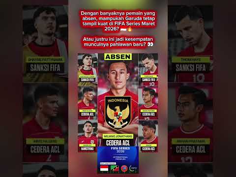 Kabar Buruk Timnas Indonesia! Cedera & Sanksi Hantam Skuad Garuda Jelang FIFA Series #timnas #shorts