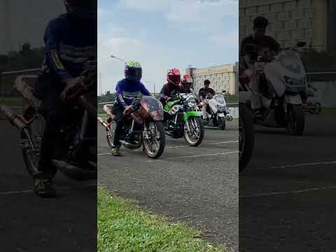 ADEOWEH SETTING NINJA SUNMORI BKK X TEKNO #dragbike #dragrace #dragracing #balapmotor #balapliar