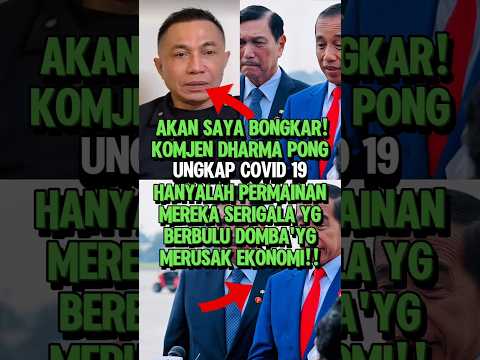 GEGER!! KOMJEN DHARMA PONGREKUN UNGKAP COVID 19 KEMARIN TERNYATA PERMAINAN #shorts