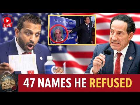 Kash Patel Takes The FIFTH After Raskin Reveals The 47 Names