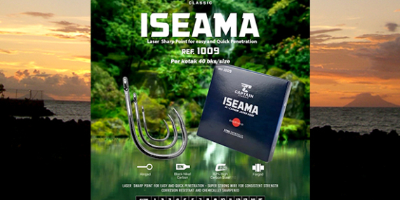 Info Produk : Kail Pancing Captain ‘Iseama’ 1009, Anti Patah, Tajam & Original