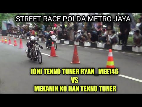 momen joki vs mekanik RYAN_MEE vs MEKANIK KO HAN TEKNO TUNER STREET RACE POLDA METRO JAYA
