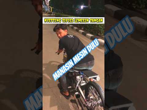 nyetting tipis2 lemesin tangan #balapliar #dragrace #shorts #komeng #teknotuner