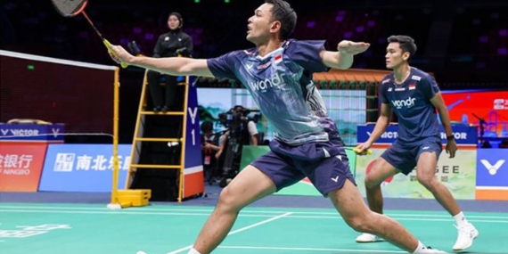 Fajar/Fikri tembus semifinal usai atasi perlawanan Lee bersaudara