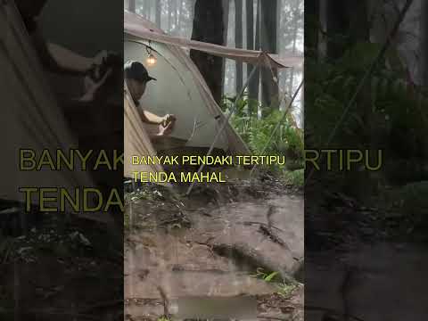 BAHAYA TENDA CAMPING PENDAKI