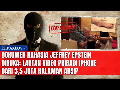 Dokumen Rahasia Jeffrey Epstein Terkuak, Video Sensitif Pribadi iPhone dari 3,5 Juta Halaman Data