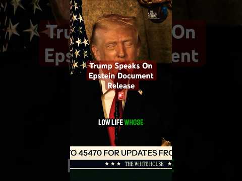 Trump Speaks on Epstein Document Release 🚨 #news #usa #politics #trump #congress #jeffreyepstein
