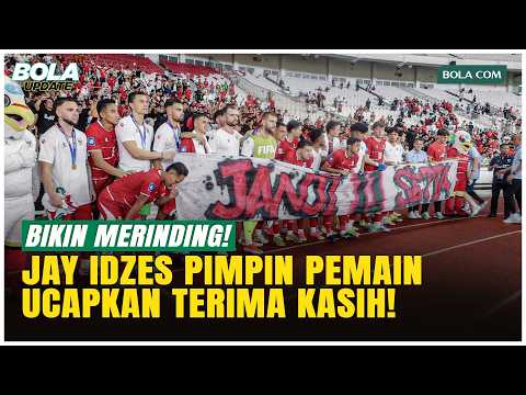 Jay Idzes Pimpin Timnas Indonesia Ucapkan Terima Kasih ke Ultras Garuda, Momen Bikin Merinding!