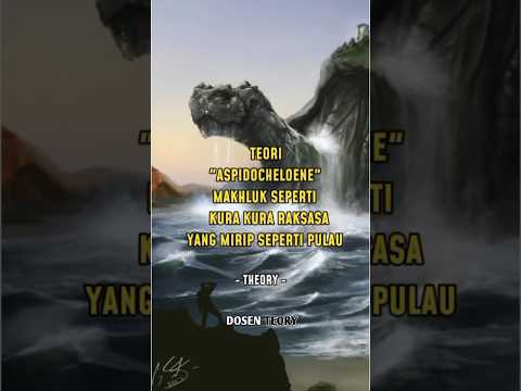 Teori”Aspidocheloene” Makhluk kura kura raksasa mirip seperti pulau#teorikonspirasi #teori #misteri