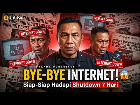 BYE-BYE INTERNET! 😱 Siap-Siap Hadapi Shutdown 7 Hari – Dharma Pongrekun