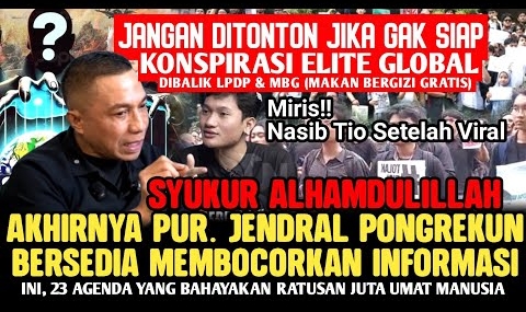 Semua Kaget!! 2026 Pak Dharma Pongrekun Terang Terangan Beritahukan Agenda Jahat Elite Global