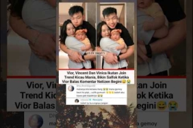 Salfok! Vior, Vincent & Vinicia Ikutan Trend Viral Tiktok Kicau Mania 🥰
