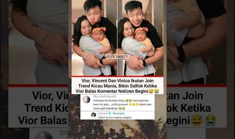 Salfok! Vior, Vincent & Vinicia Ikutan Trend Viral Tiktok Kicau Mania 🥰