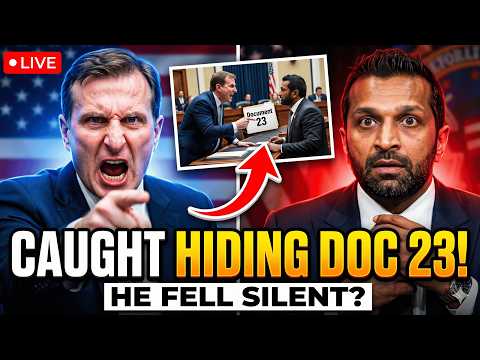 Dan Goldman CATCHES Kash Patel Hiding “Document 23” — He Fell Silent