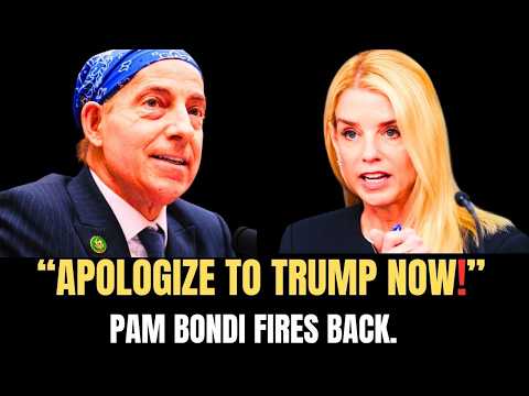 Pam Bondi Explodes in Heated Hearing, Clashes Over Trump, Epstein, and Impeachment Narrative.