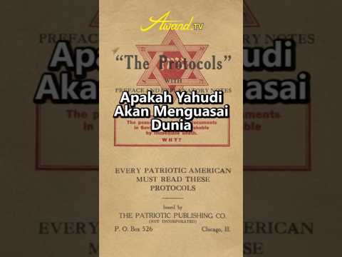 Apakah Yahudi Akan Menguasai Dunia #zionprotocol #protocolofzion #yahudi #teorikonspirasi