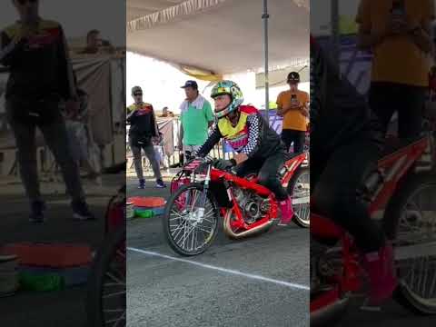 EBON GA ADA OBAT 400M DILIBAS CUMA 9 DETIK 💥 #dragrace #dragbike