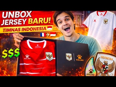 JERSEY BARU TIMNAS INDONESIA! 🇮🇩 Unboxing + Review Detailnya… WORTH IT NGGAK? 🤔