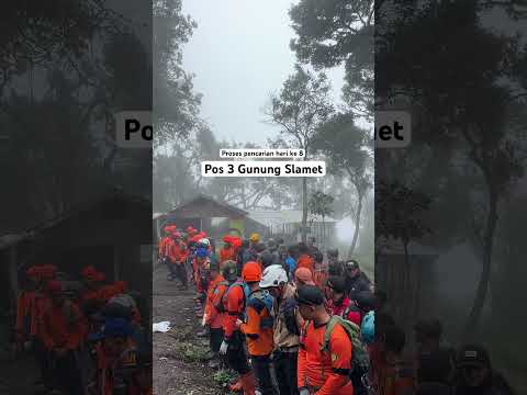 Masih proses pencarian pendaki hilang di gunung slamet #pendakigunung
