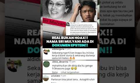 Nama Sri Mulyani ada di dokumen Epstein #shorts #trending #viralshorts