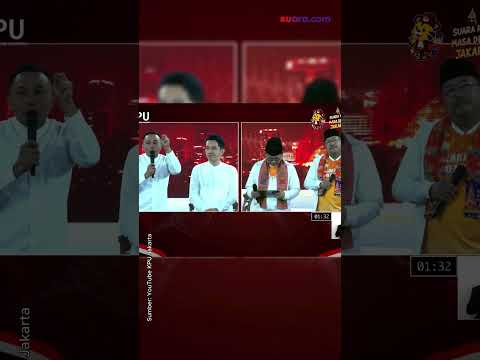 Dharma Pongrekun Malah Doakan Pramono Jadi Presiden di Debat Pilkada Jakarta