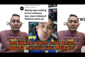 BOS IBK INDO TEKNO TUNER GERAM SAMA ORANG MALAY SATU INI SANGAT MEREMEHKAN
