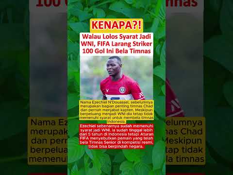 TERNYATA‼️Walau Lolos Syarat Jadi WNI, FIFA Larang Striker 100 Gol Ini Bela Timnas Indonesia