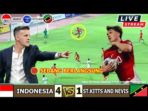 🔴 LIVE LANGSUNG ▪ TIMNAS INDONESIA VS ST. KITTS AND NEVIS ▪ Laga FIFA Series 2026 ▪ Ilust