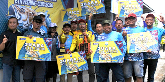 BTN Fishing Club : Sesi 1 BFC 2026 Dimulai, BMSK Siapkan 90 Lapak