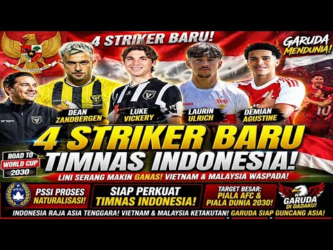 RESMI DIPROSES?!  4 STRIKER DIASPORA SIAP MASUK TIMNAS! LINI DEPAN GARUDA AUTO TAJAM! 🔥