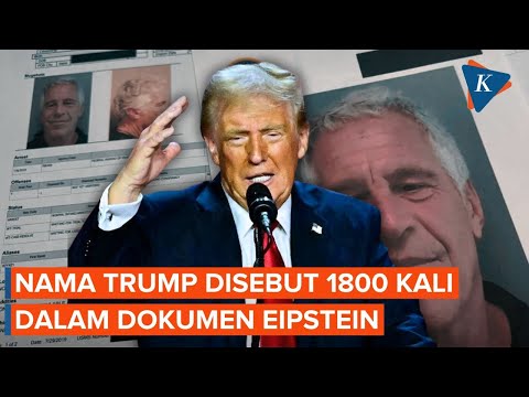 Nama Trump Disebut 1.800 Kali dalam Dokumen Epstein