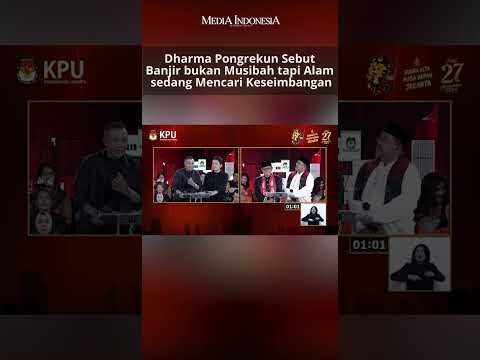 Dharma Pongrekun Sebut Banjir bukan Musibah tapi Alam sedang Mencari Keseimbangan