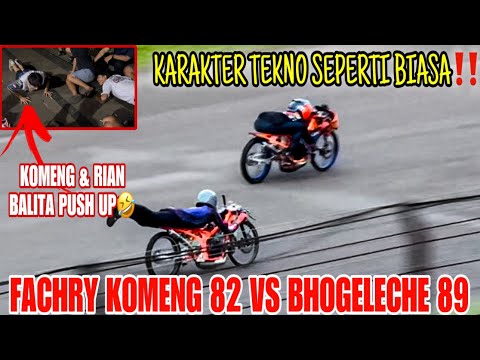 FACHRY KOMENG DIHUKUM SAMA BANG HAJI DIOR🤣 TEKNO TUNNER HS VS BONS SPEED‼️