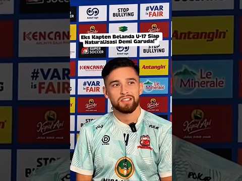 Eks Kapten Belanda U17 Siap naturalisasi Demi Garu #timnasindonesia #garuda #shorts