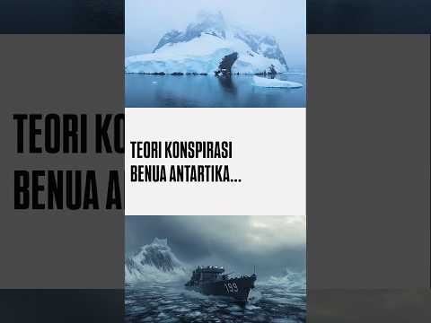 Teori konspirasi benua Antartika. #antartika #misteri #teorikonspirasi #shorts