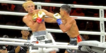 baku-hantam-di-ring-byon-combat,-putra-menang mutlak-atas-ronal 