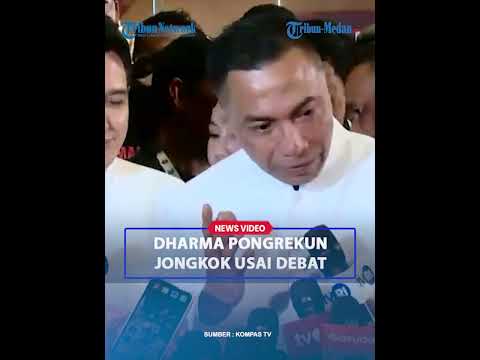 MOMEN DHARMA PONGREKUN Jongkok Usai Debat Pilgub Jakarta❗