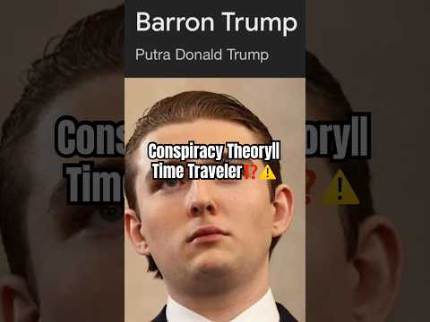 Conspiracy Theory|| Time Traveler⁉️⚠️ #teorikonspirasi #horror #elonmusk #donaldtrump #barrontrump