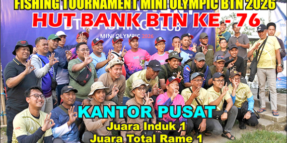 Kabarmancing Channel : Kantor Pusat, 9 Kanwil & BSN Ikuti Mini Olympic BTN 2026