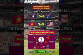 Hasil pertandingan perebutan posisi ketiga dan final piala AFF u-17 2026 tadi malam Jumat 24 April
