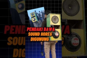 Pendaki Ini Bawa Sound Horeg Digunung Dihujat Netizen! #shorts