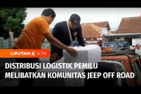Distribusi Logistik Pemilu di Daerah Terpencil Melibatkan Komunitas Jeep Off Road | Liputan 6