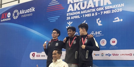 Hasil Kejurnas Akuatik Indonesia 2026, DKI Jakarta memimpin