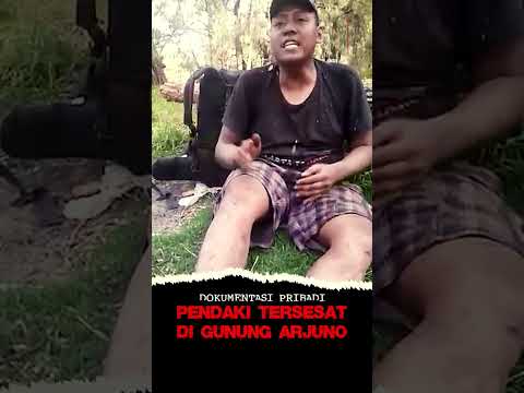 DOKUMENTASI ASLI..! PENDAKI TERSESAT DI GUNUNG ARJUNO
