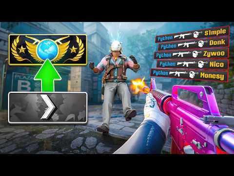 Getting Global Elite while SOLO Qing in CS2…
