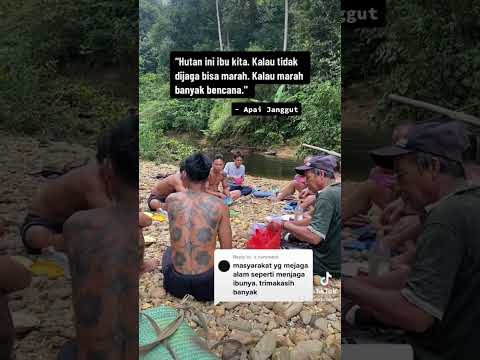 Sebuah pesan dari Apai Janggut, Dayak Iban Sungai Utik. #masyarakatadat #borneo  #dayak #dayakiban