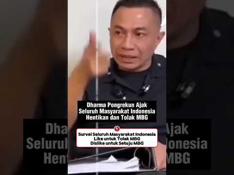 Dharma Pongrekun Ajak Masyarakat Tolak & Hentikan MBG #beritaviral #viralindonesia #beritaterkini