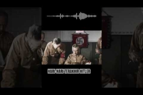 Hari-hari terakhir Adolf Hitler. #adolfhitler #perangdunia2 #sejarah #teorikonspirasi #shorts