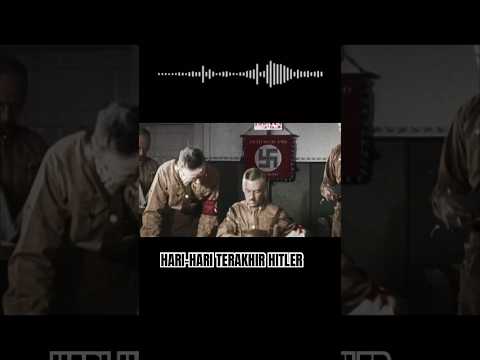 Hari-hari terakhir Adolf Hitler. #adolfhitler #perangdunia2 #sejarah #teorikonspirasi #shorts